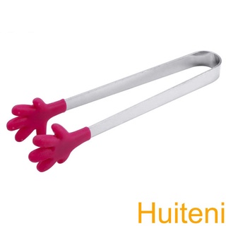 Portable Mini Silicone Hand Shape Muffins Pancakes Cookies Chocolate Tongs Serving Clips Kitchen Gadgets【Huiteni】