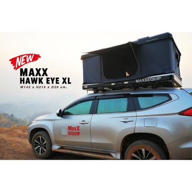 Hard Top Tent ABS Cover เต้นท์หลังคารถ  Roof Top Tent รุ่น HAWK EYE Size XL