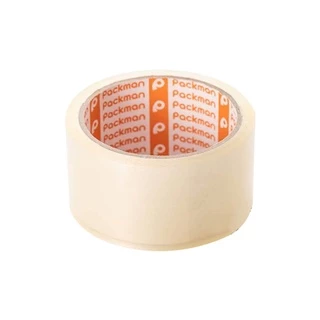 Packman เทปปิดกล่อง เทปติดกล่องพัสดุ เทป OPP 48 mm.x45 หลา 2สี สีใส และสีน้ำตาล