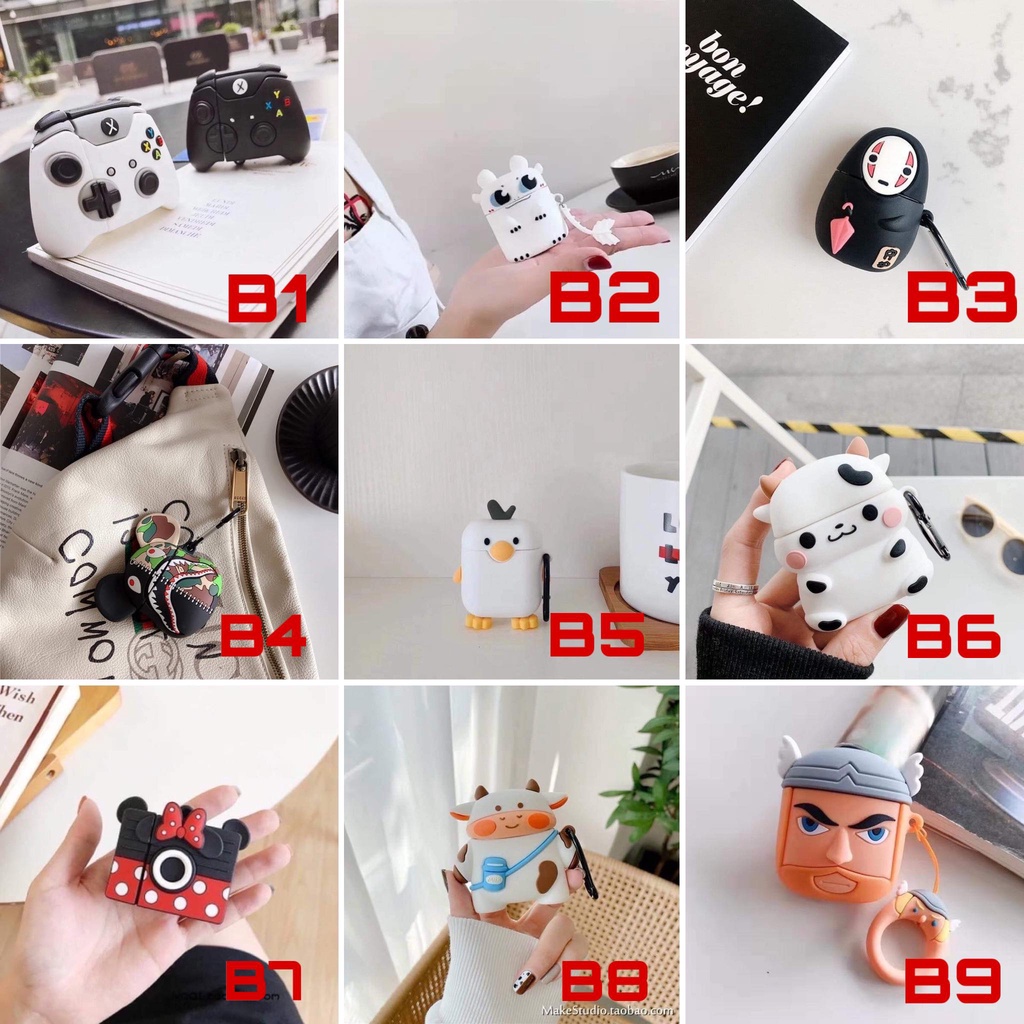 (กรอกโค้ด VOTM150 ลดเลย30%ขั้นต่ำ0บาท)🌈ของพร้อมส่ง!! เคสAirpodsการ์ตูน ลายมากมาย เคสหูฟังไร้สายI9s/i