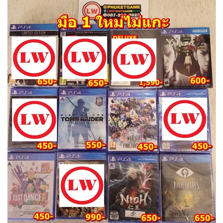 (PS4)(ใหม่)Life is strange/LEGO Starwar Force Awaken/FF7 Remake/Yakuza Kiwanis/Re:Revelation/Rise of