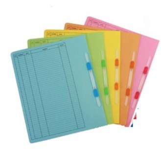 แฟ้ม แฟ้มเจาะกระดาษ FLA-101 เหมาะสำหรับใส่เอกสาร ขนาด A4 มีให้เลือกหลายสี (10เล่ม) แฟ้มกระดาษ