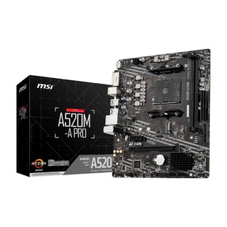 MSI A520M-A PRO AM4 MAINBOARD  สินค้าใหม่