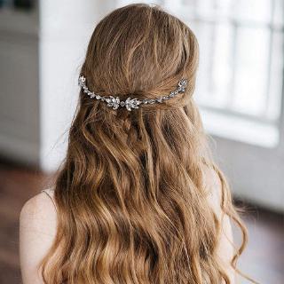 Crystal Chain Hairclip Bridal Hairpin for Wedding