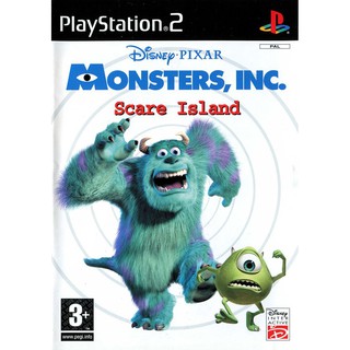 Monsters, Inc.: Scare Island (Europe) PS2 แผ่นเกมส์ps2 เกมเพล2 แผ่นplay2 มอนเตอร์อิ้ง ps2