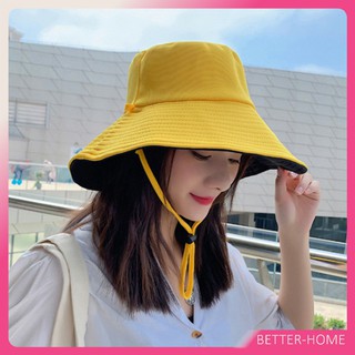 หมวกใส่ได้ "สองด้าน" หมวกกันแดดกลางแจ้ง  Double-sided sun hat