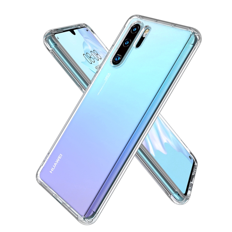 Huawei P30 P20 Nova 4 โปร่งใสรวมทุกอย่างเปลือกนิ่มป้องกันแผ่นดินไหว TP