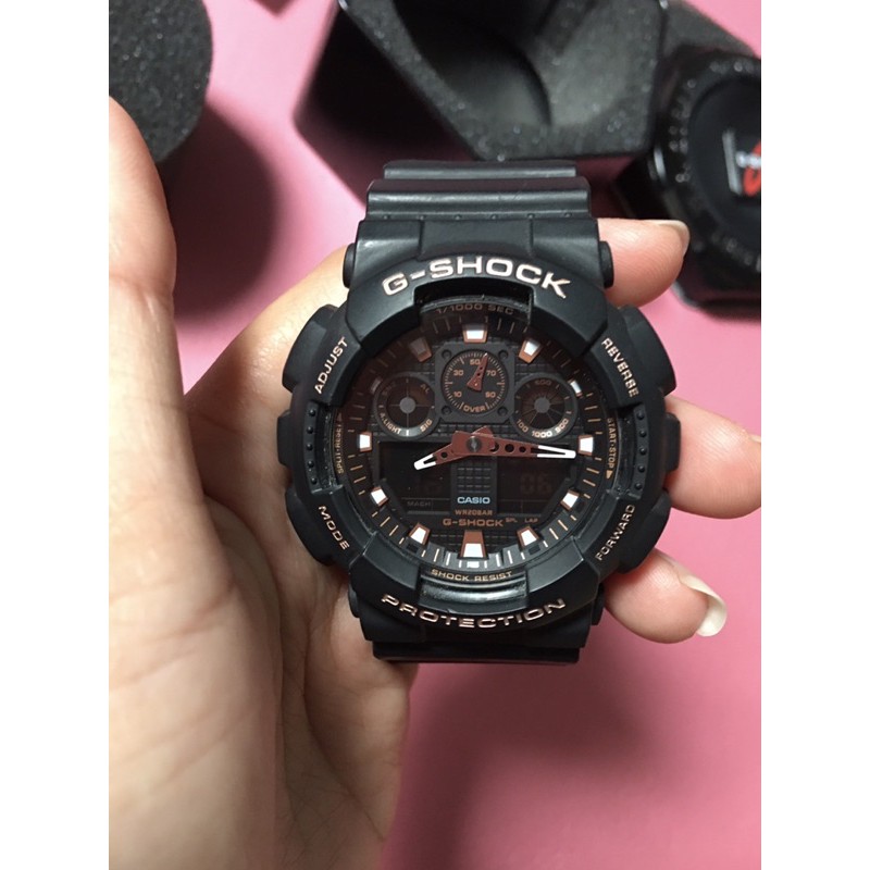 นาฬิกาข้อมือ G-shock รุ่น GA-100GBX-1A4DR มือสอง