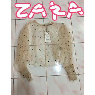 Zara blouse ใหม่ป้ายห้อย