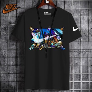 Nike Tshirt แฟชั่นเสื้อยืดสําหรับผู้ชายเสื้อยืดสั้นกลมเสื้อเชิ้ตแขนกลมปลาค็อดแขนกลม FCBF dzG