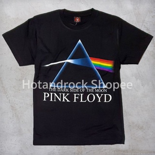เสื้อยืดโอเวอร์ไซส์เสื้อยืดวงสีดำ Pink Floyd TDM 1133 HotandrockS-3XL