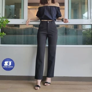 กางเกงขาตรง ผ้าโรเชฟแท้ ทรงสวย ใส่สบาย ไม่รัดขา