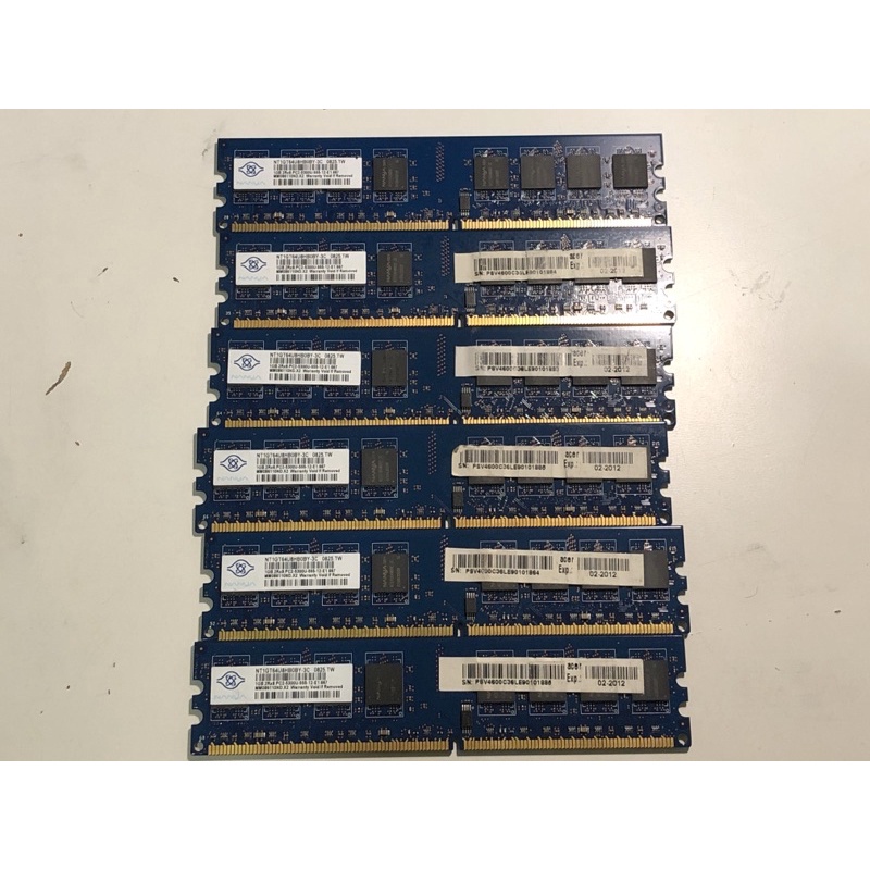 Ram คอมพิวเตอร์ PC DDR2 Nanya Bus 667MHz 1GB