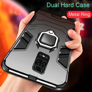 Xiaomi Mi 9T 10T Poco F2 Pro X3 Redmi Note 7 8 9 9S 8A 9A 9C Armor Bumper Case Shockproof Bracket Magnetic Ring Cover