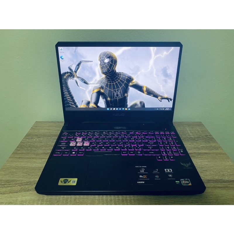 NOTEBOOK (โน้ตบุ๊ค) ASUS TUF GAMING RYZEN 7 GTX 1660TI 6GB RGB แรงเล่นเกมหนักๆได้