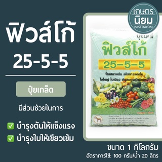 ปุ๋ยเกล็ด ฟิวส์โก้ (ปุ๋ยเคมีสูตร 25-5-5) 1 กิโลกรัม