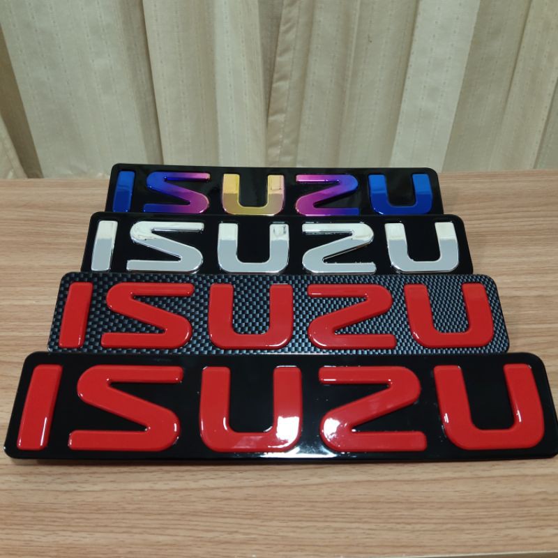 โลโก้ ISUZU ติดกระจัง Dmax ปี2012-2019 (ไซส์ใหญ่)