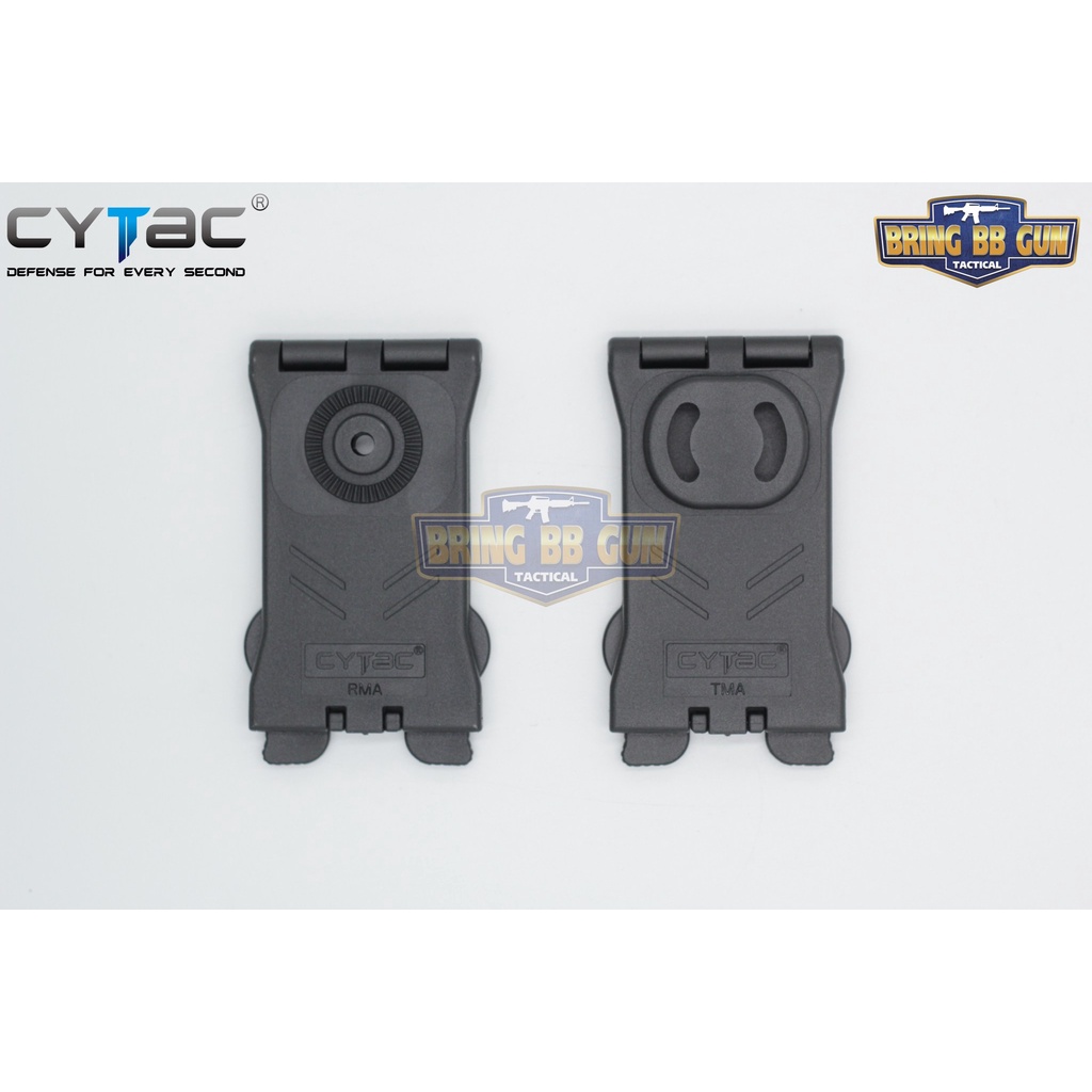 เพลตร้อยเสื้อเกราะ-เข็มขัดแบบระบบ Molle ยี่ห้อ Cytac (Molle Attachment Cytac) (Molle Attachment)