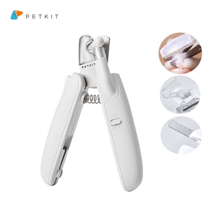 PETKIT LED NAIL CLIPPER - กรรไกรตัดเล็บ พร้อมไฟ LED ในตัว ช่วยป้องกันการตัดโดนเส้นเลือด มีช่องเก็บเศษเล็บ หัวตัดคม แข็งแ