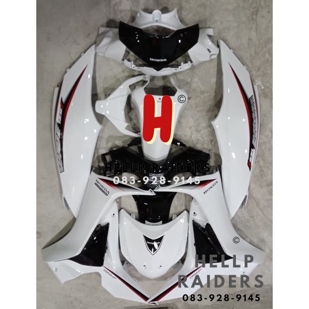 ชุดสี wave125 เวฟ 125i ปลาวาฬ ABS แท้ พลาสติกอย่างดี 13 ชิ้น wave125i wave 125 เวฟปลาวาฬ ปี 2012-2017