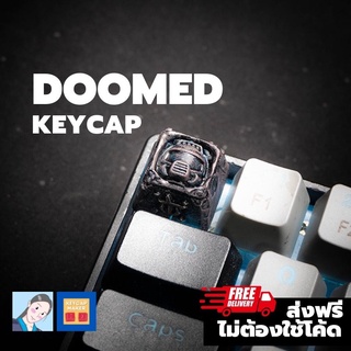 ส่งฟรี Artisan keycap DOOMED