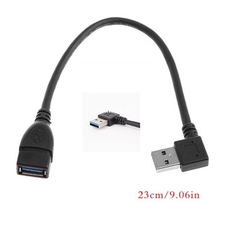 【Mt】สายต่ออะแดปเตอร์ Usb 3.0 A มุมซ้าย ขวา 90 องศา ตัวผู้ เป็นตัวเมีย