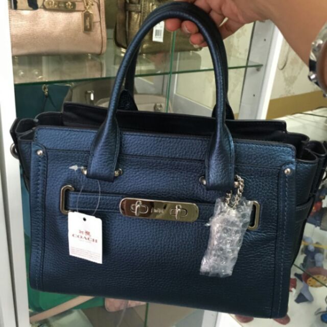 Coach  Swagger 27 Metalic blue