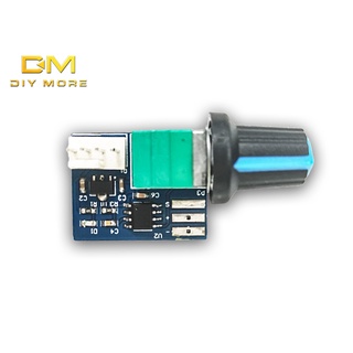 Diymore 12V ช่องเดียวพัดลมควบคุมความเร็ว PWM ควบคุมความเร็ว