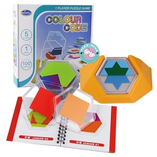 🧩Colour code รุ่นใหม่  เกมเสริมทักษะแบบหกเหลี่ยม แนว logic game แนวสาธิต