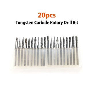 ชุดมีดแกะสลัก tungsten carbide rotary burrs milling cutter