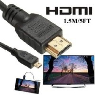 สาย HD สาย HDMI Micro HDMI to HDMI HD TV Video Out Cable 1.5m