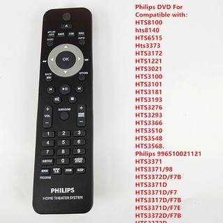 รีโมตคอนโทรล สําหรับระบบโฮมเธียเตอร์ Philips HTS8100 hts8140 HTS6515 Hts3373 HTS3172 HTS1221 HTS3021 HTS3100 HTS3101 HTS3181 HTS3193 HTS3276 HTS3293 HTS3366 HTS3510 HTS3548