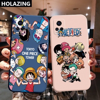 เคสโทรศัพท์มือถือ ขอบสี่เหลี่ยม ลายวันพีช สําหรับ VIVO T1X Y02S Y21 Y15A Y15S Y33S Y21T Y11S Y12S Y21A Y1S Y91C Y01