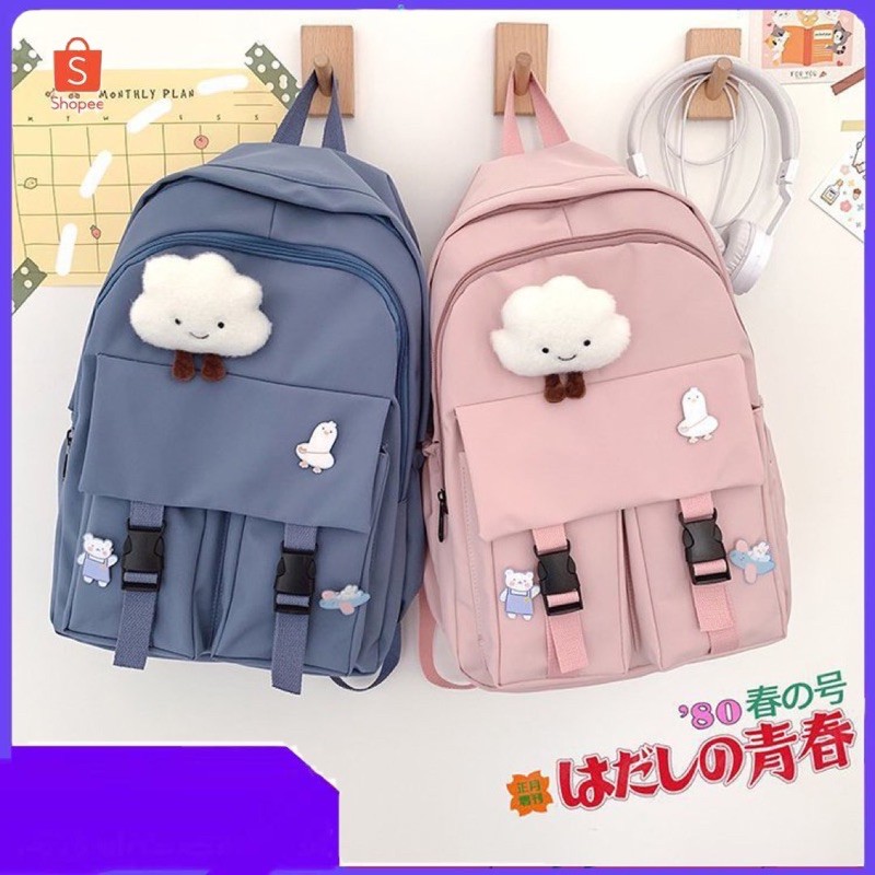 กระเป๋าเป้ผู้หญิง รุ่นHA11 นักเรียนมัธยมต้น กระเป๋านักเรียน นักเรียน มัธยม นักเรียนมัธยม กระเป๋าเป้ส