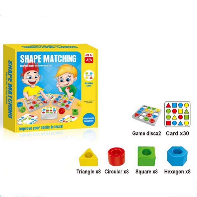 Shape & Colour Matching เกมจับคู่ ของเล่นเสริมพัฒนาการ