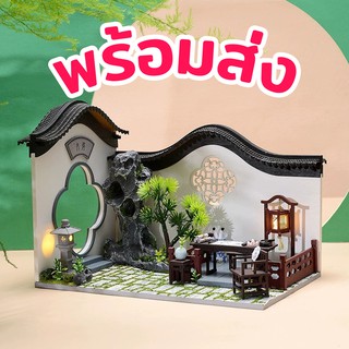 [พร้อมส่ง]​ ENG.ver 🏠 ฉากประกอบเอง DIY สวนสไตล์จีน 2 แบบ ต่อกันได้ ฉาก Nendoroid ประกอบเอง มีฝาครอบ อุปกรณ์ประกอบ