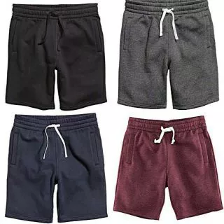 กางเกง Sweatshorts กางเกงขาสั้น ผ้าสำลี งานเหมือน H&M ชาย/หญิง Unisex #รับประกันคุณภาพ-#-3