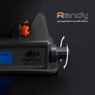 Randy ไฟฉายคาดหัว IP65 แบตใหญ่ ไฟฉาย ส่องไกล10ชม.-20ชม. สว่างจ้า มีแสดงระดับแบตเตอรี่ ชาร์จไว5V/2A