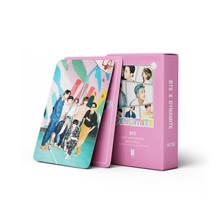 การ์ดโลโม่ บีทีเอส lomo card BTS แบบ 2 ด้าน 54 ชิ้น/กล่อง ขนาดรูป 8.7×5.7 ซม.DYNAMITE | BE | WINTER PACKAGE , KPOP