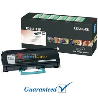 Lexmark E360H11P สีดำ - หมึกแท้ รับประกันศูนย์