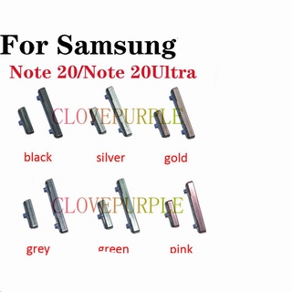 ปุ่มพลังงานสําหรับ Samsung Galaxy Note20 Ultra Note20 20Ultra N985 N980 ปุ่มเปิดปิดด้านข้าง