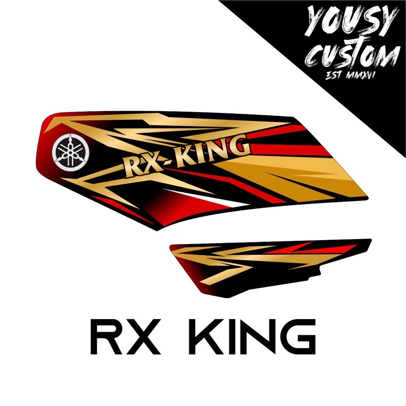 Yamaha RX King Glossy Laminated Striping (K02)