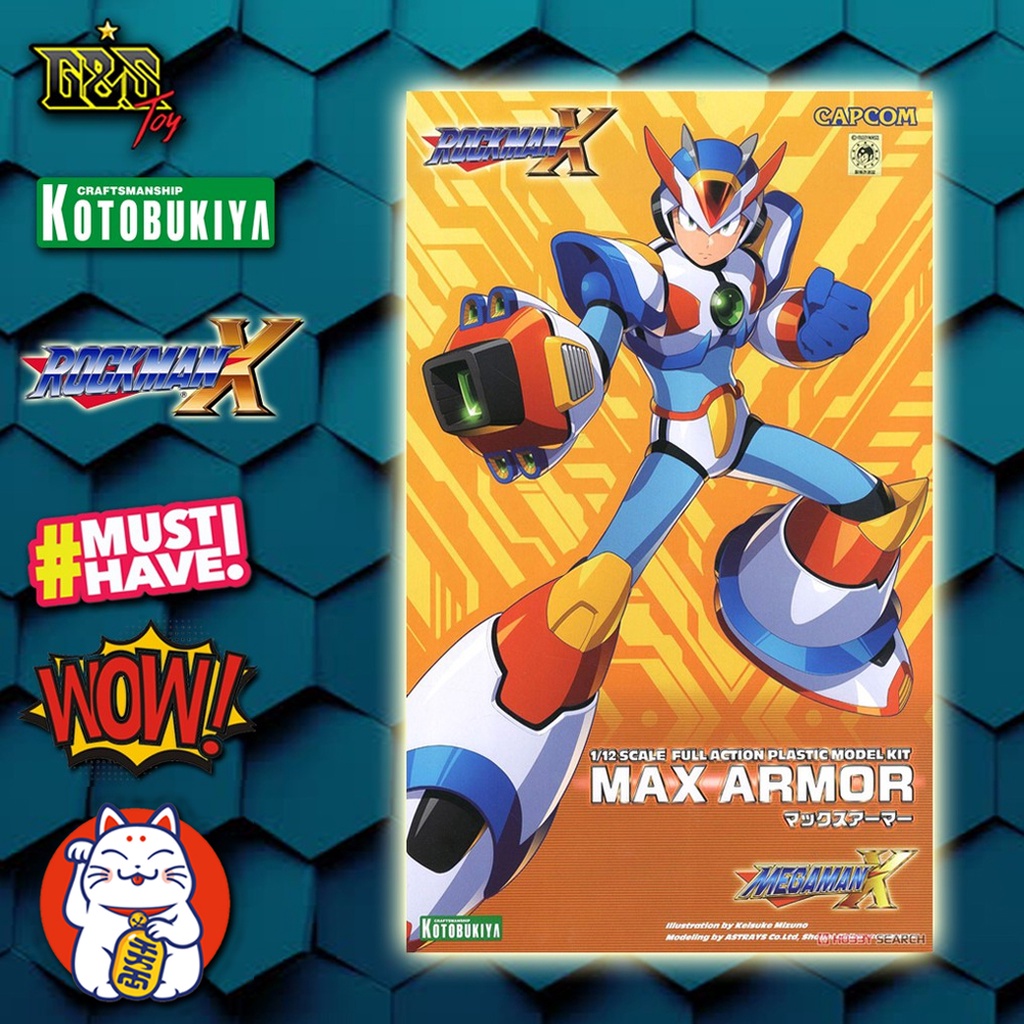 Kotobukiya 112 Rockmanx Megamanx Max Armor Shopee Thailand 5474