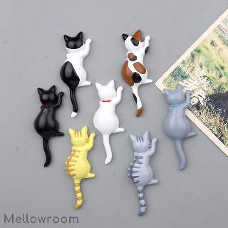 [พร้อมส่ง] แม่เหล็กรูปแมว แม่เหล็กติดตู้เย็น มีหลายลายให้เลือก Cat magnet