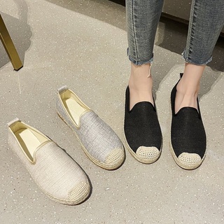 [พร้อมส่ง🇹🇭] รองเท้า slip on หัวสาน มี 3 สี