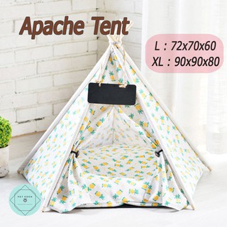 Apache Pet Tent กระโจมที่นอนสัตว์เลี้ยง กระโจมหมา กระโจมแมว เต็นท์หมา เต็นท์แมว พร้อมจากไทย