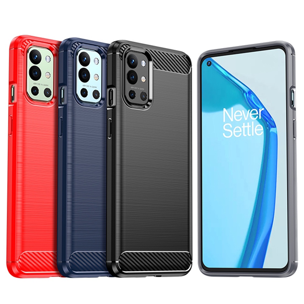 สําหรับ OnePlus 12 11 10 9 8 7 6 5T 6T 7T 8T 9R 9RT 10R 10T ACE 2 3 2V 3V Racing Pro 5G กรณีคาร์บอนไฟเบอร์ Soft TPU กันกระแทกปกหลังปลอก