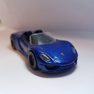 Majorette Porsche สีนำ้เงิน นอกแพค