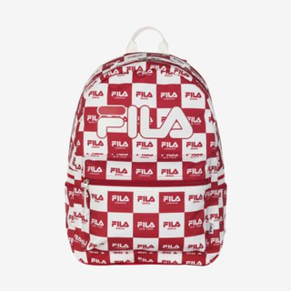 กระเป๋าเป้ Fila - Check Pattern Coat Backpack ของใหม่ ของแท้ ส่ง กระเป๋าเป้ กระเป๋า notebook ฟีล่า กระเป๋าโน๊ตบุ๊ค