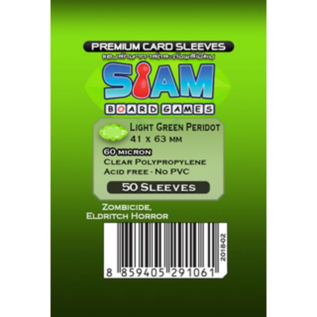 ซองการ์ด Siam boardgame 60 micron Sleeves card ซองใสใส่การ์ด